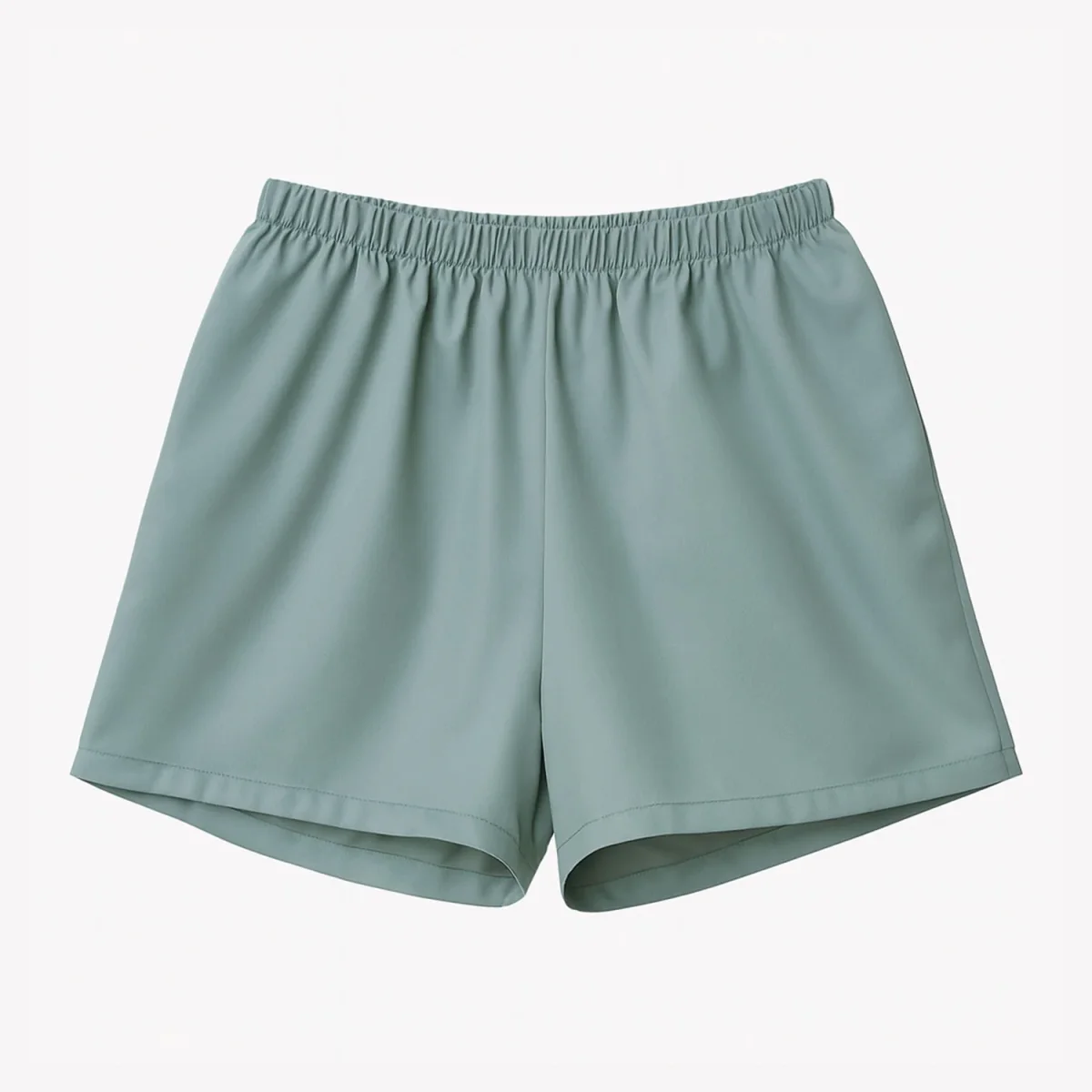 Pyjama-Shorts Damen aus Bambus Lyocell Salbei – Bild 2