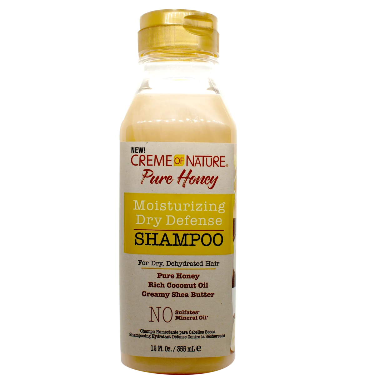 Creme of Nature Pure Honey Moisturizing Dry Defense Shampoo 355ml – Bild 2