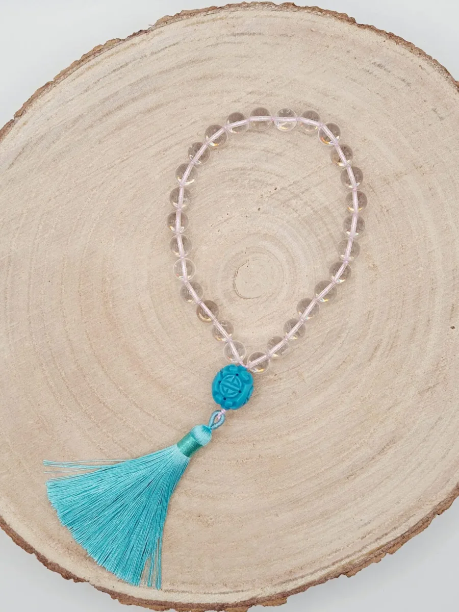 HAND MALA mit BERGKRISTALL | Schutz & Klarheit