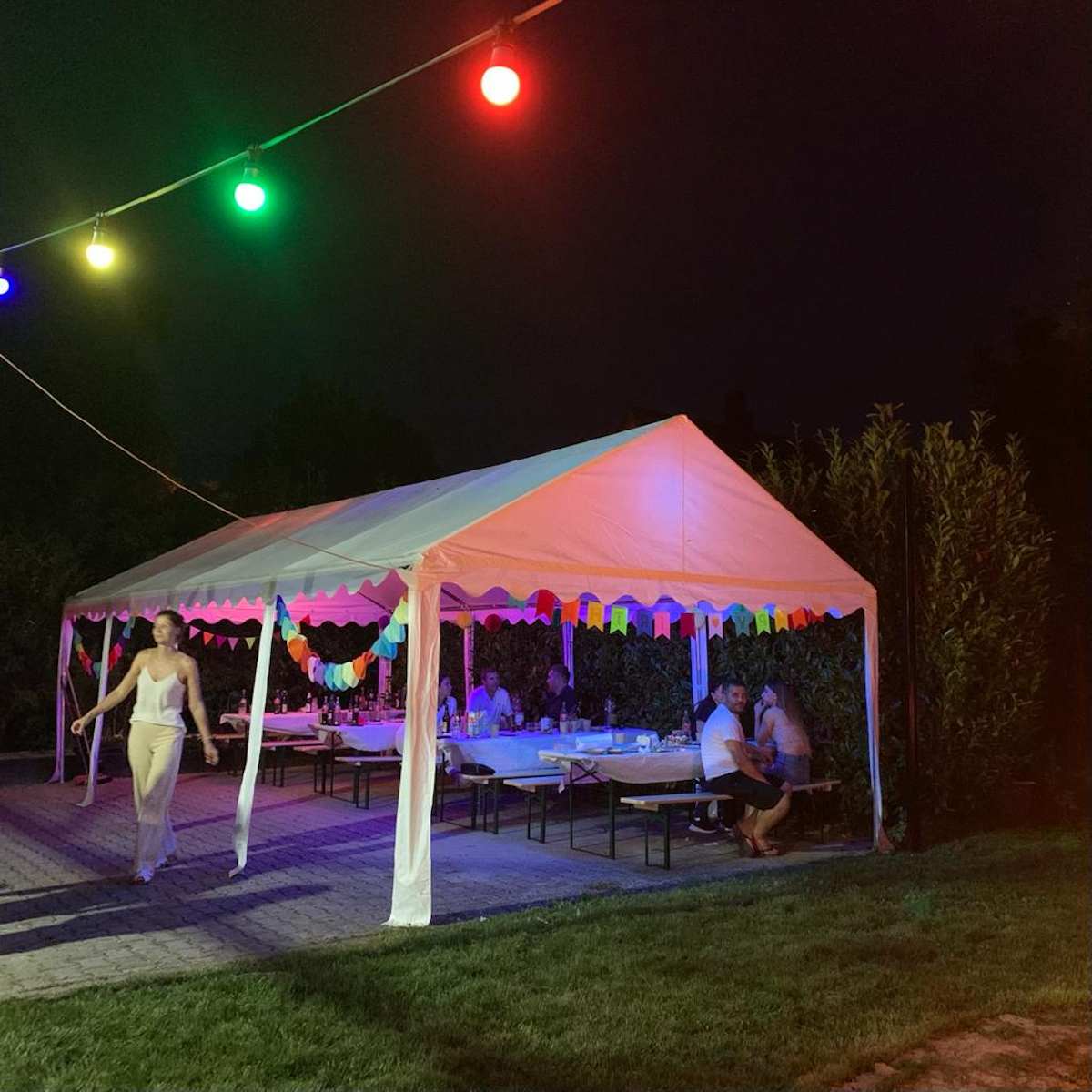 Lichterkette 20m mit Fernbedienung – Bild 2