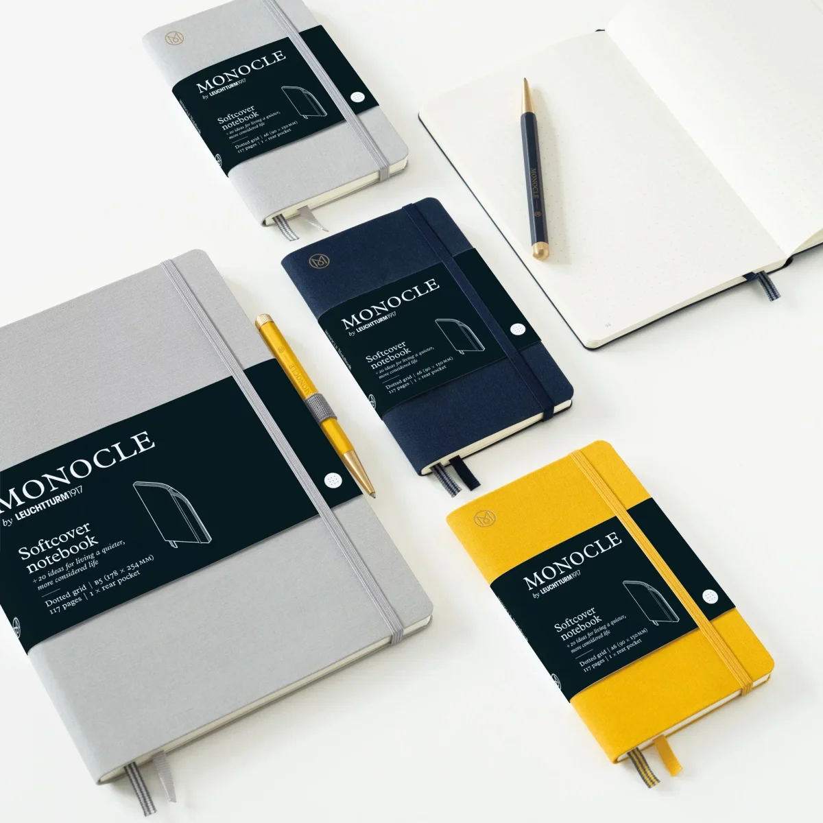 Monocle – Hardcover Notebook B5 Yellow – Bild 4